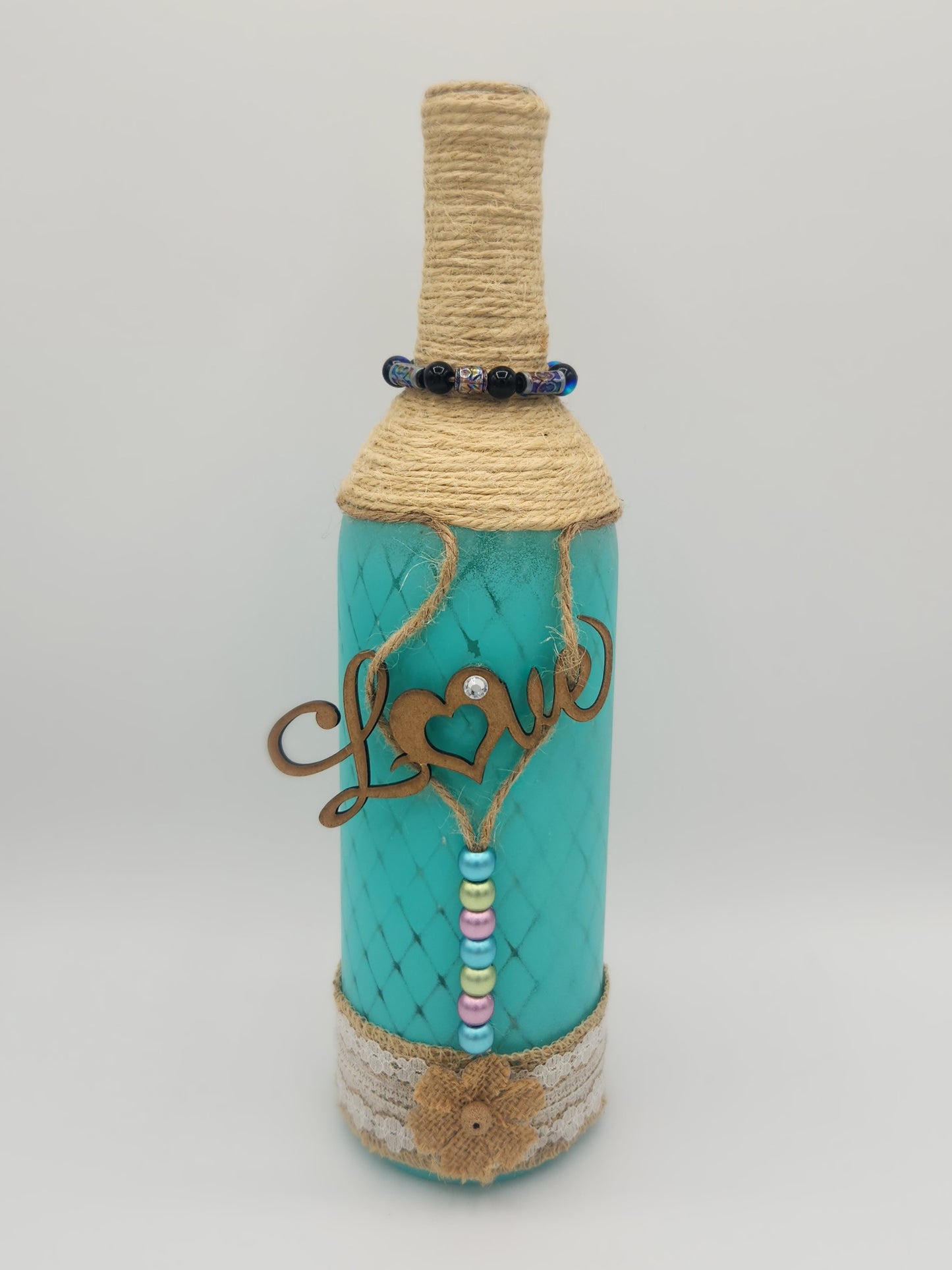 Decorative wine bottle