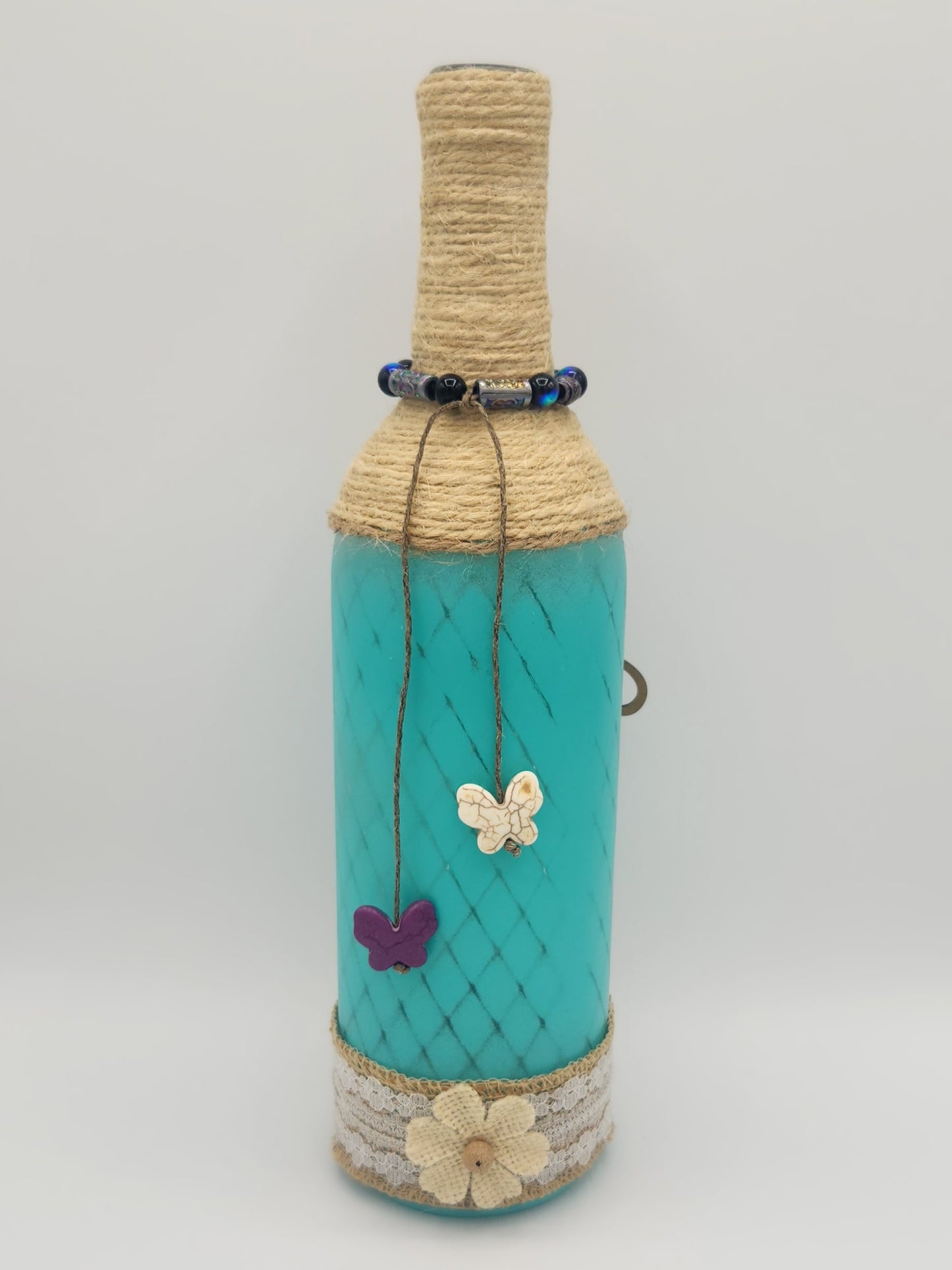 Decorative wine bottle