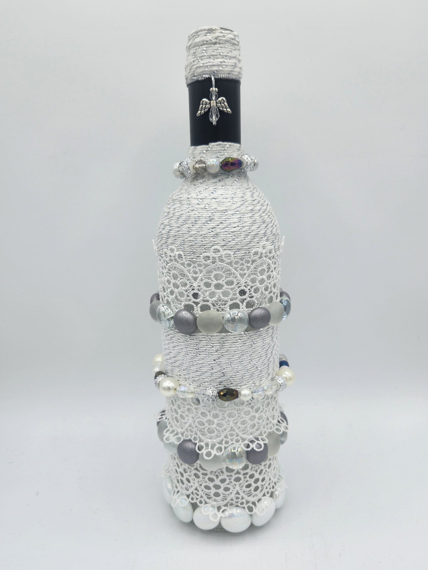 Christmas wine bottle