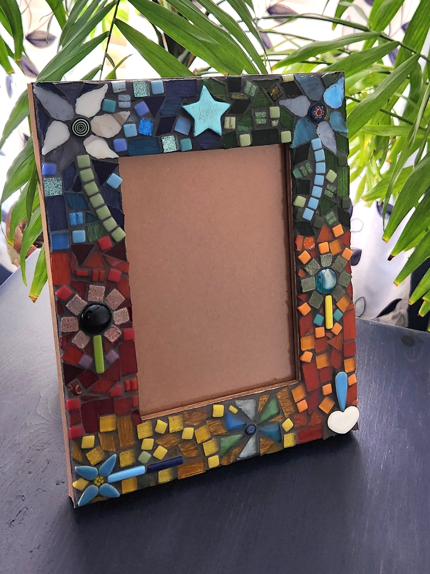 Mosaic picture frame