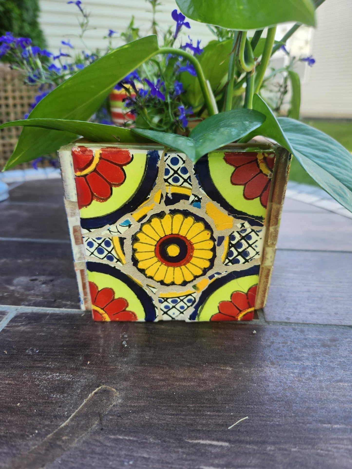 Mosaic planter