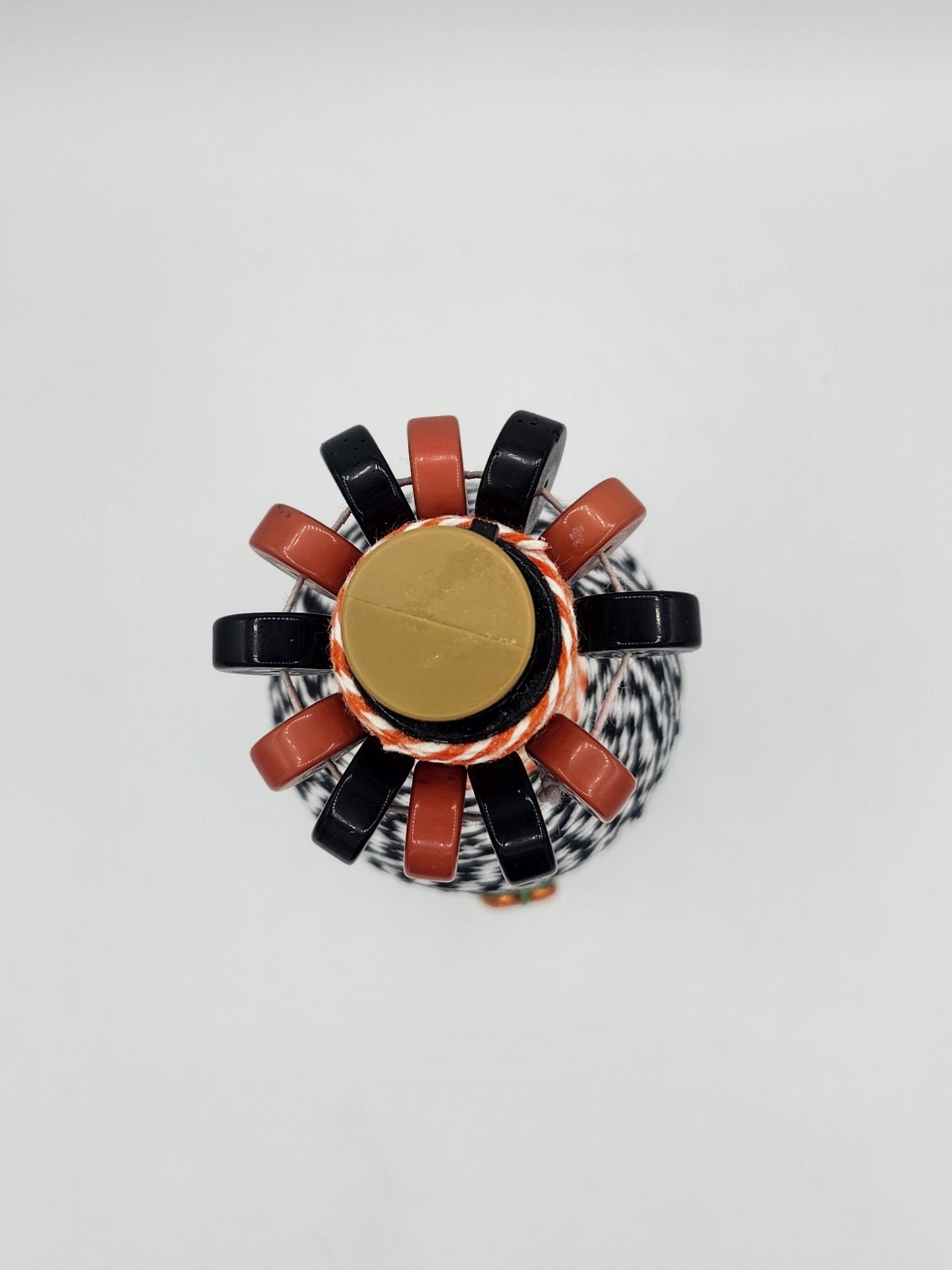 Decorative Halloween wine bottle with fairy lights