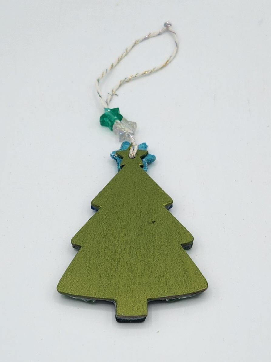 Mosaic Christmas tree ornaments