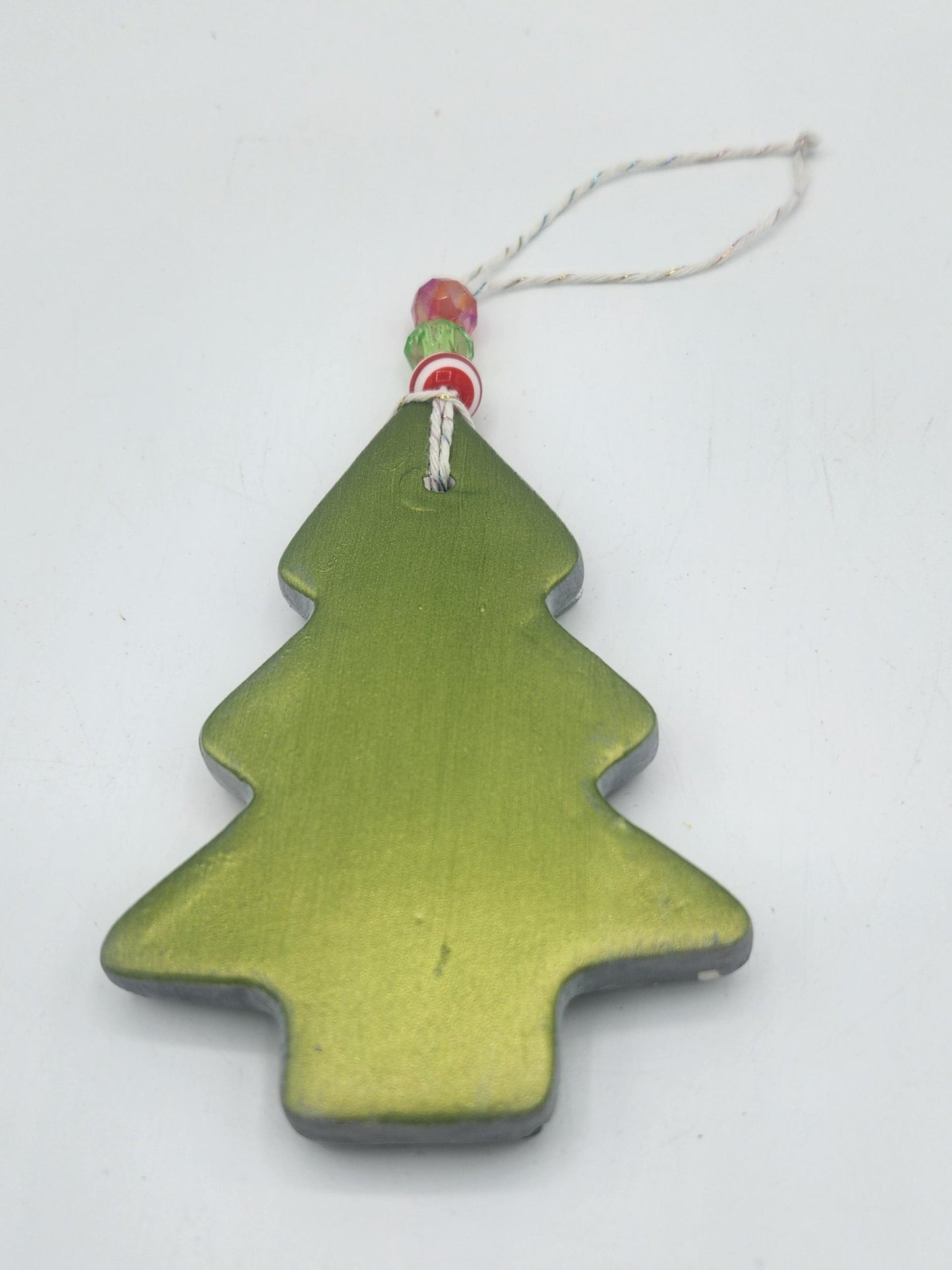 Mosaic Christmas tree ornament