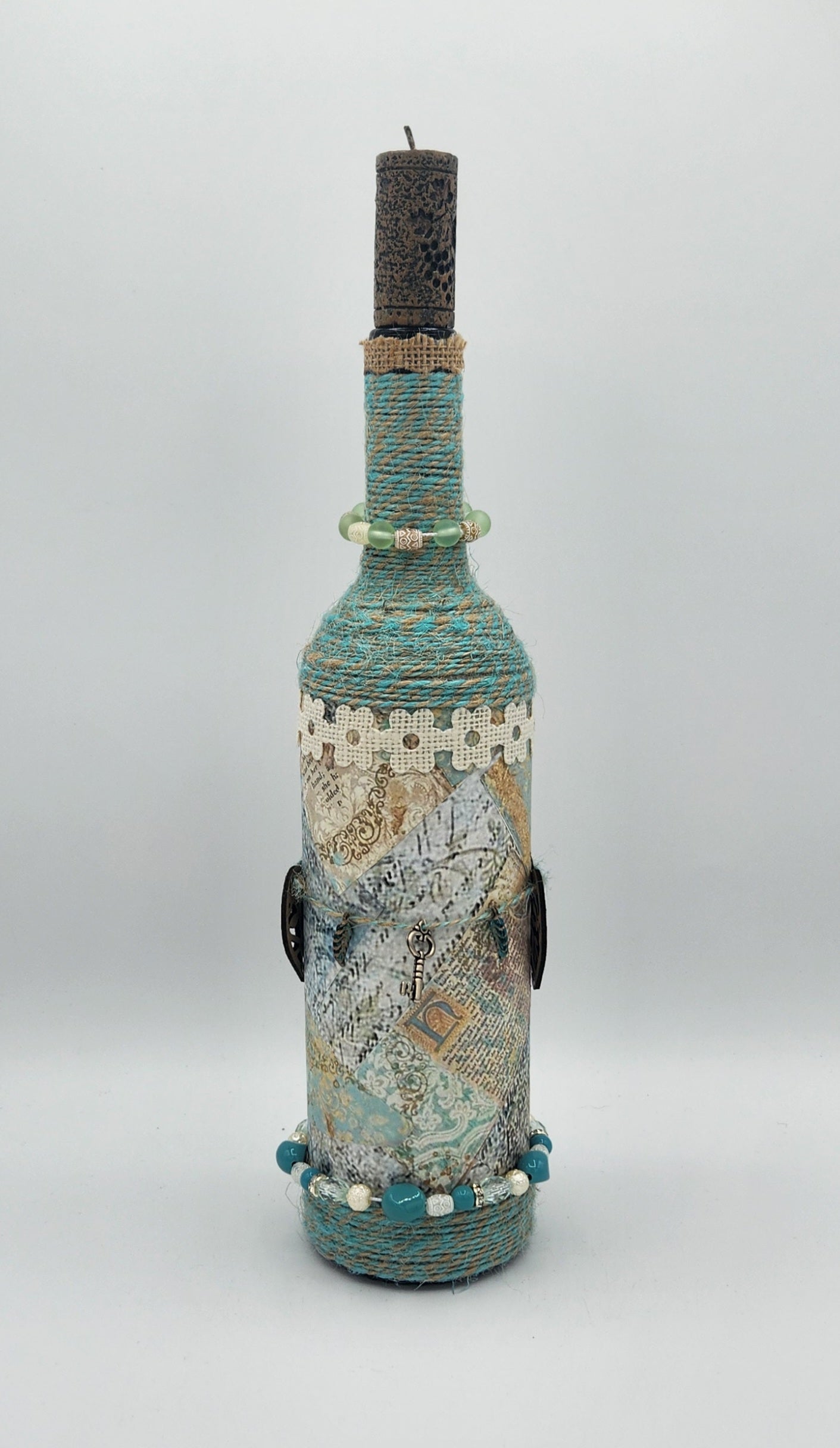 Decorative wine bottle
