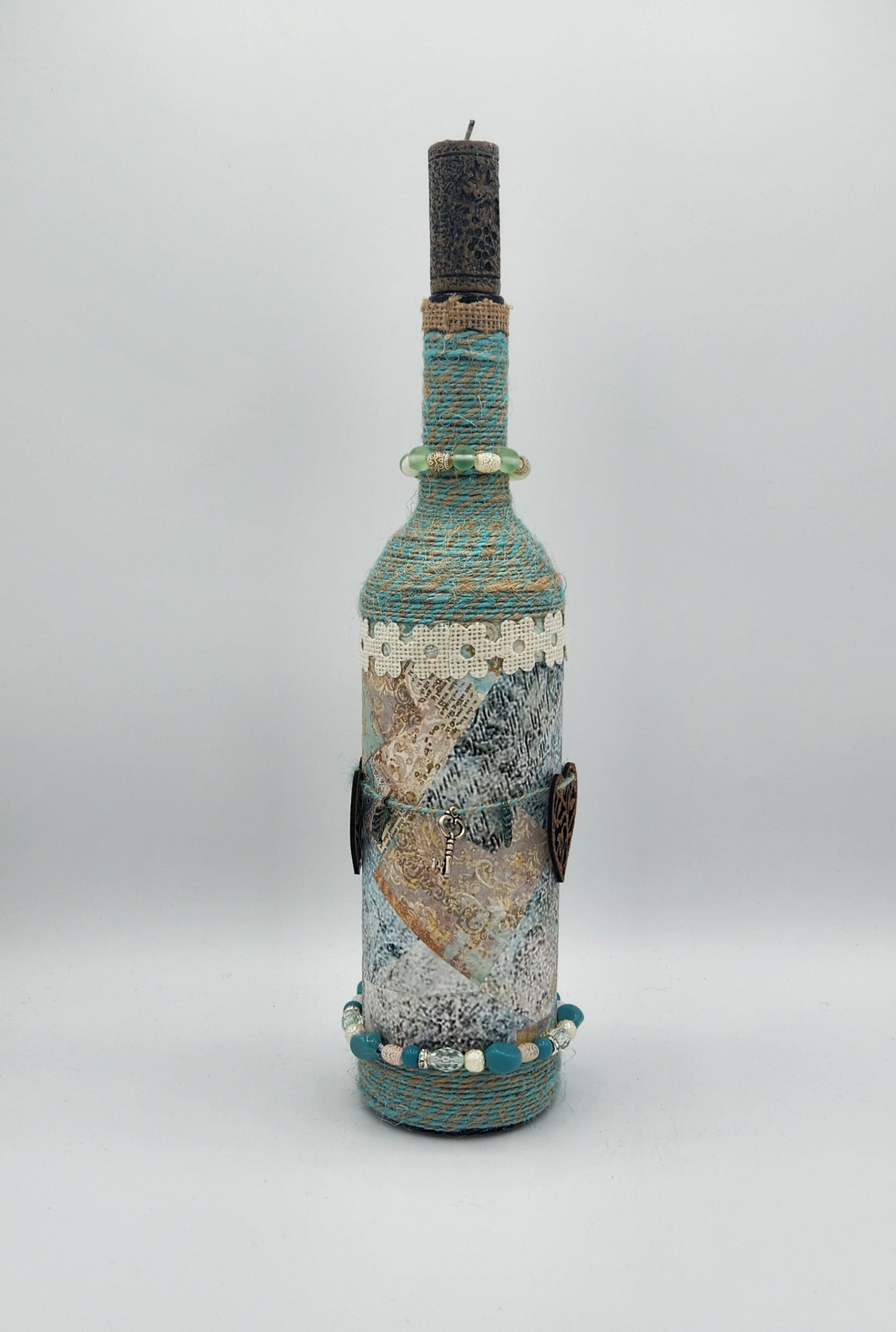 Decorative wine bottle