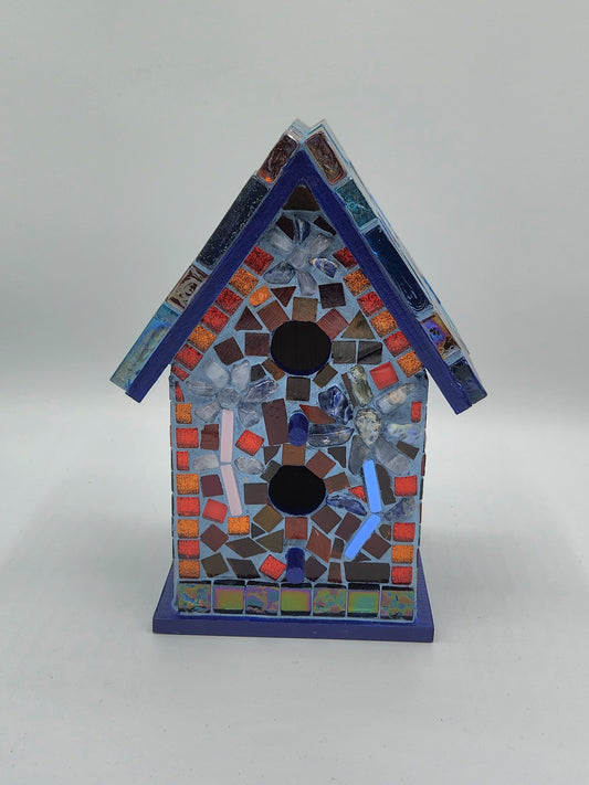 Mosaic birdhouse