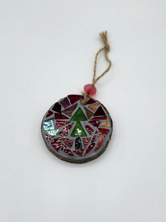 Mosaic Christmas ornament