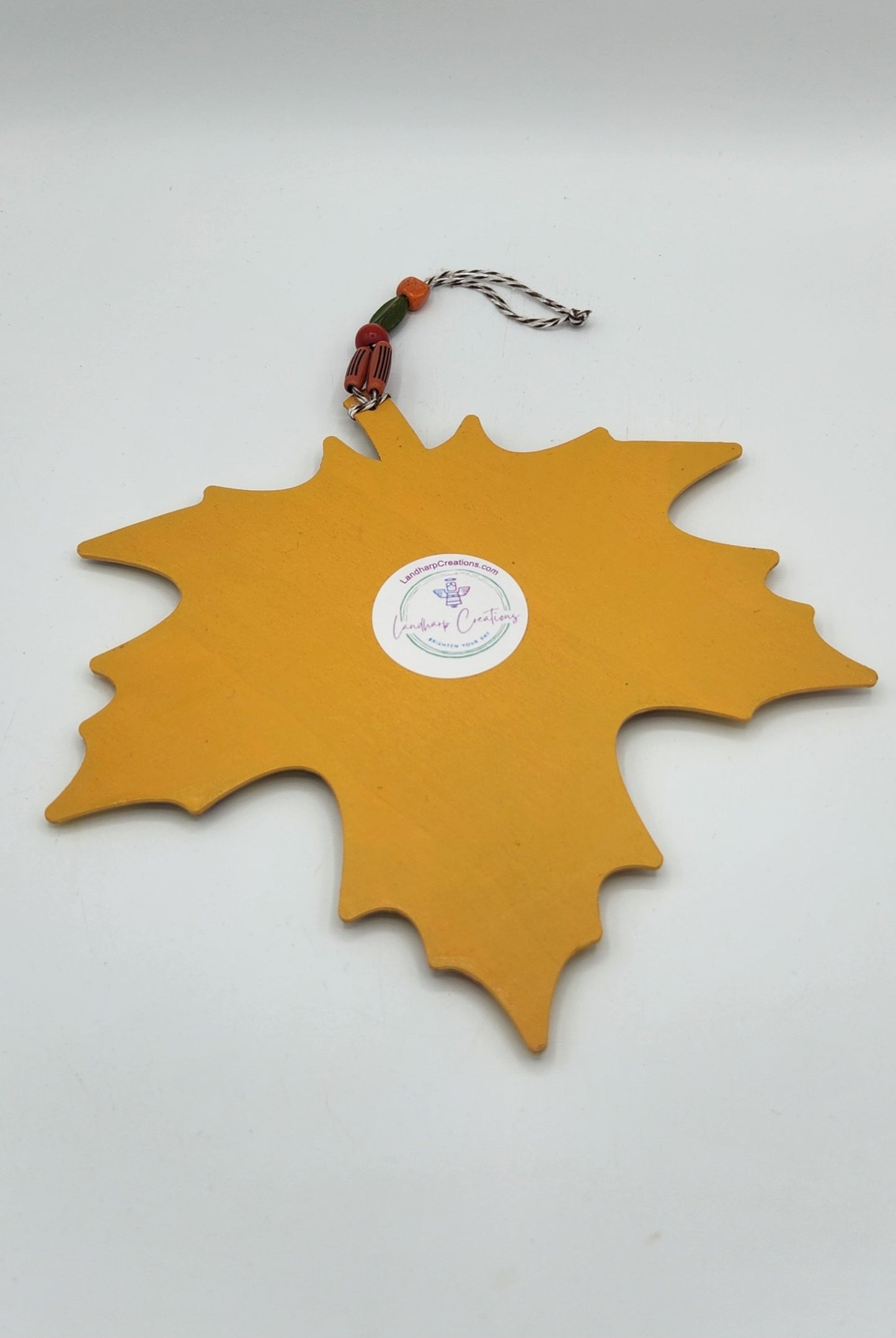Hanging mosaic fall leaf