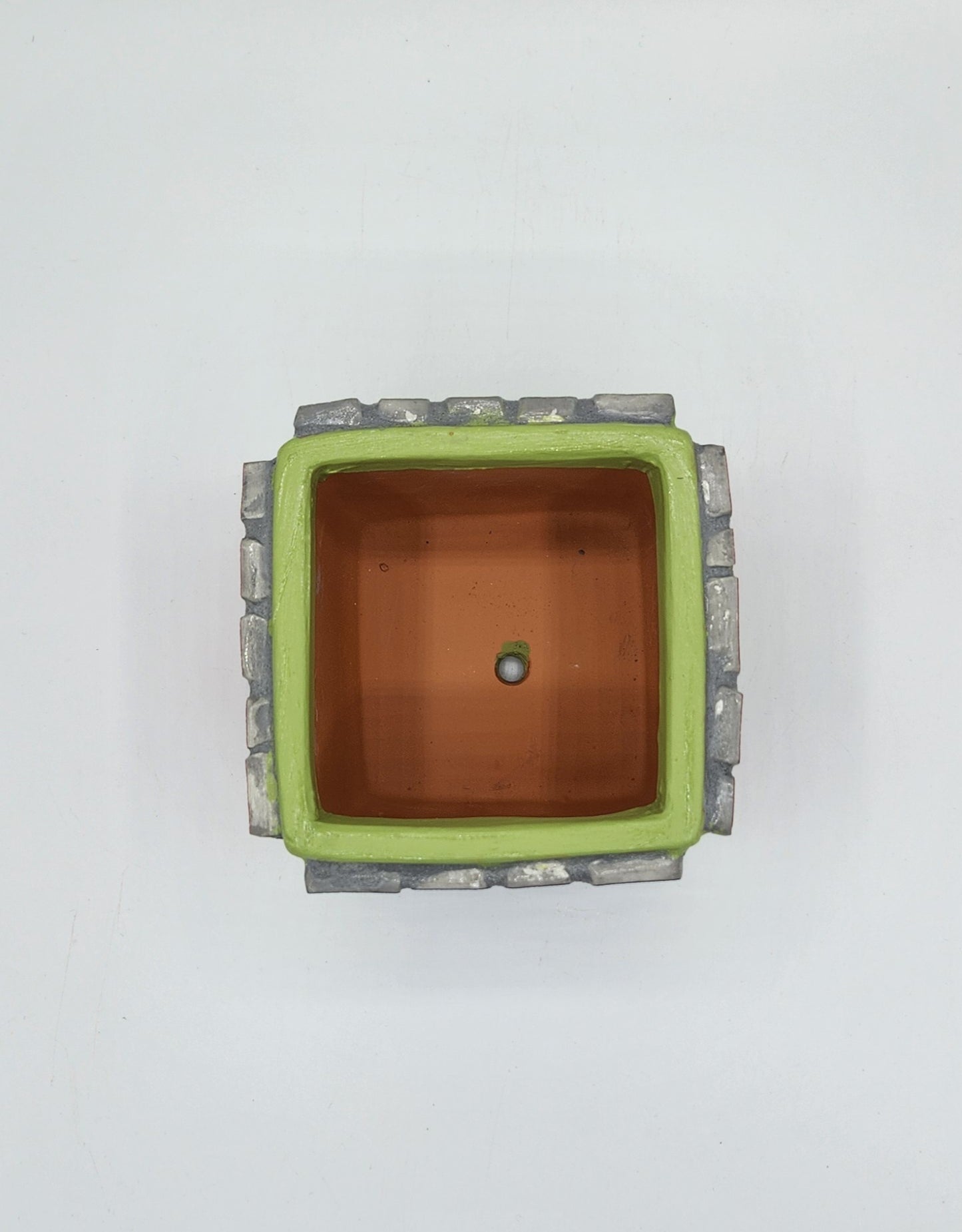 Mosaic Christmas container-planter