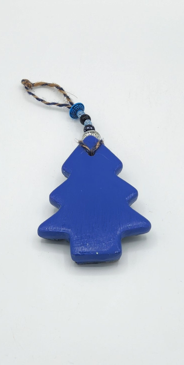 Mosaic hanging Christmas tree oranment