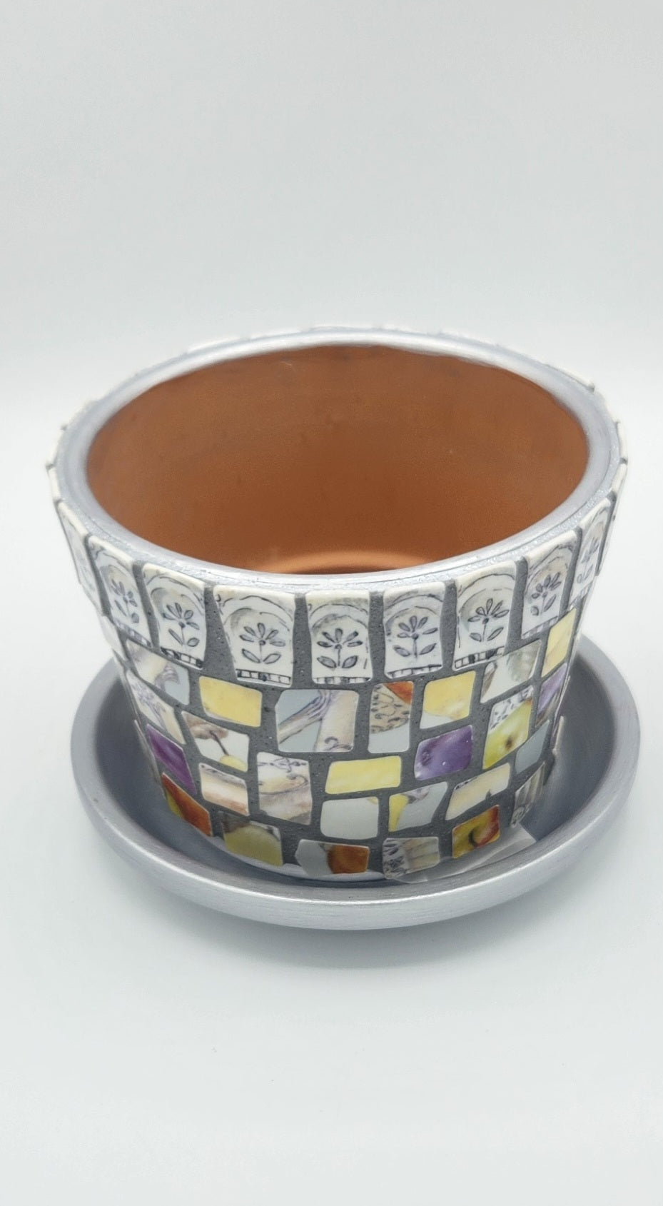 Mosaic planter pot