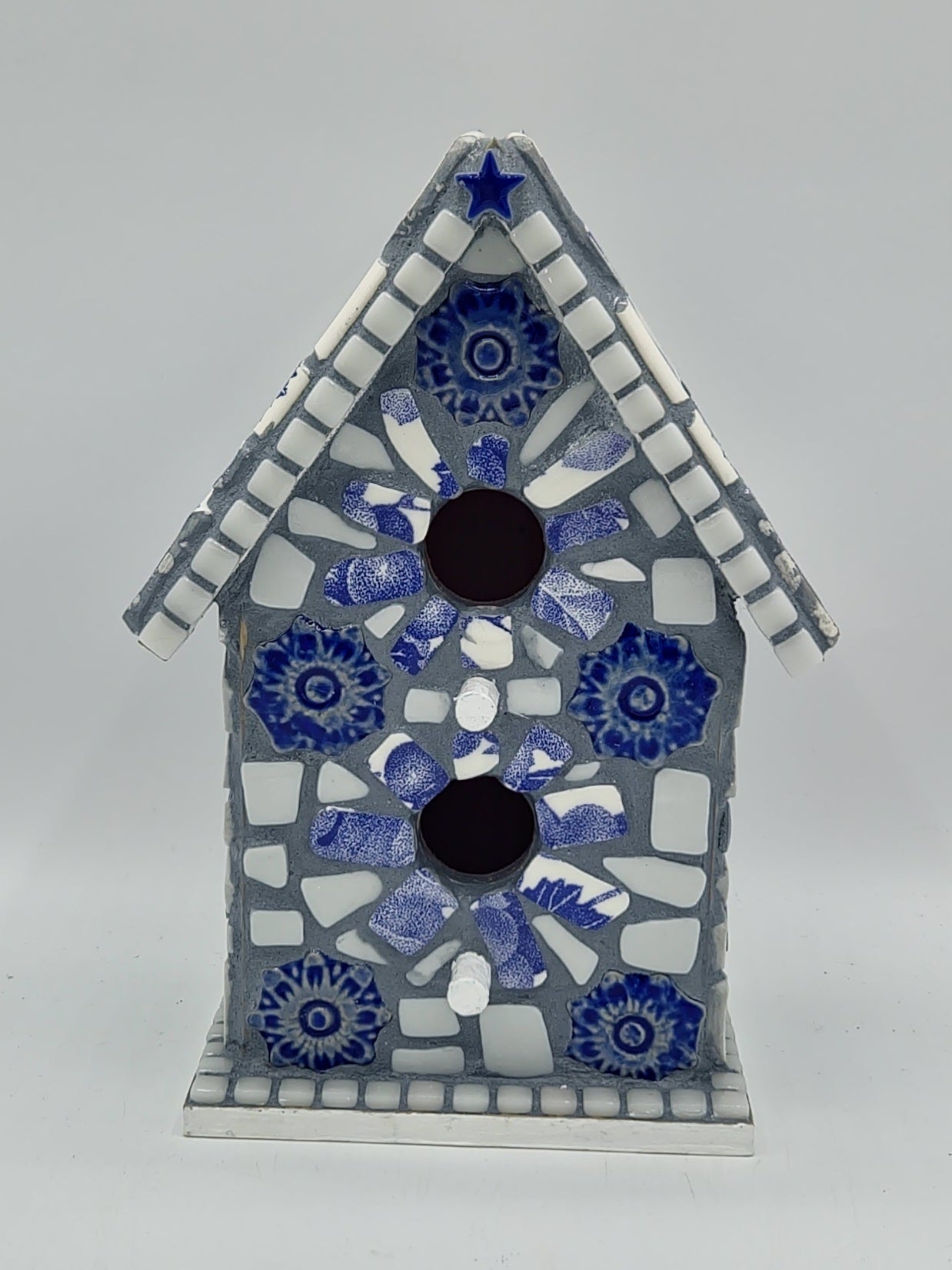 Mosaic birdhouse
