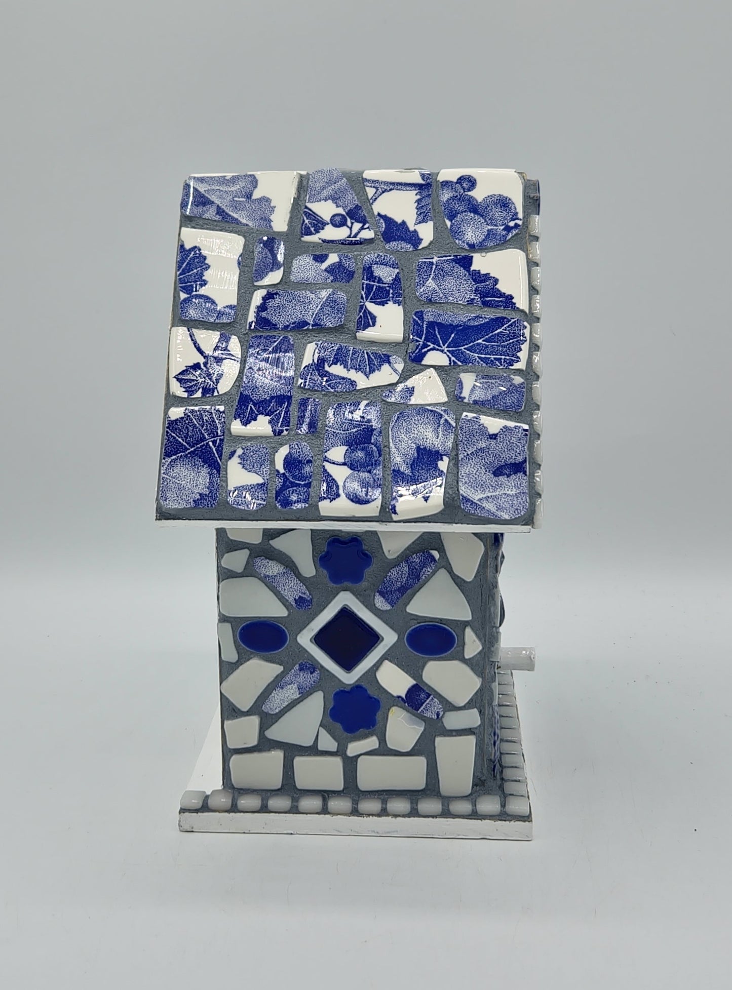 Mosaic birdhouse