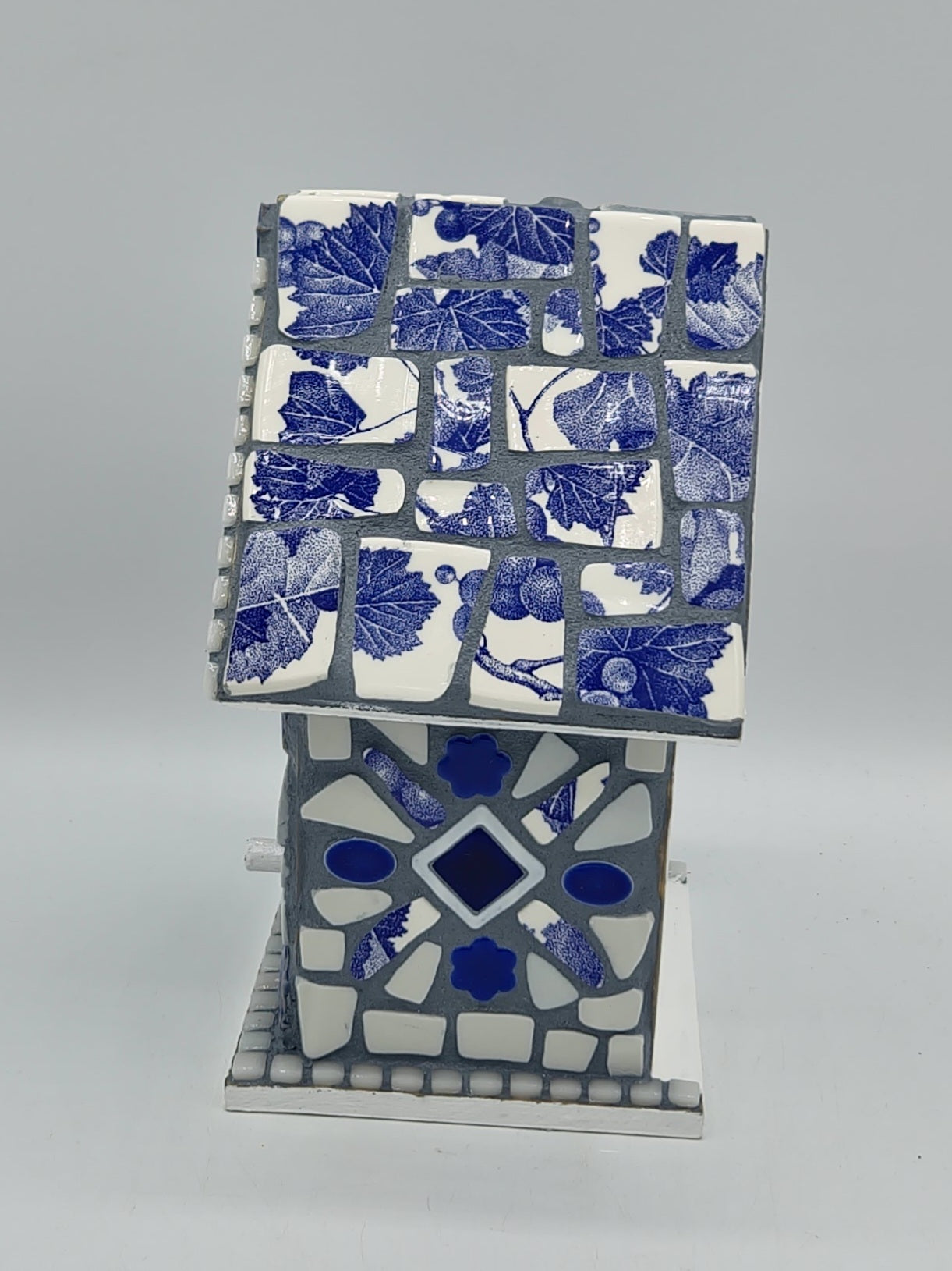 Mosaic birdhouse