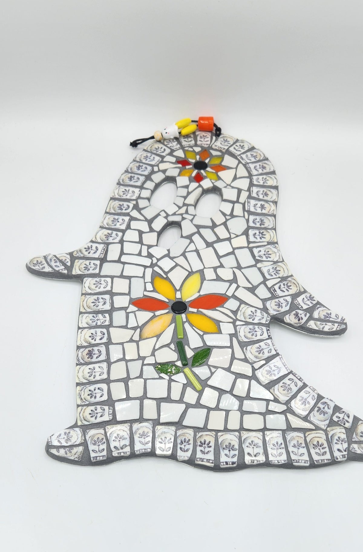 Hanging mosaic ghost